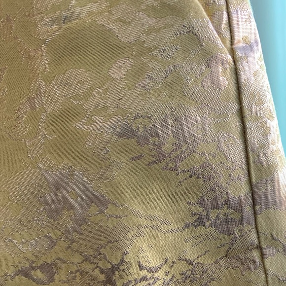Leifsdottir Anthropologie Gold Brocade Shorts 4 6 - Picture 10 of 12